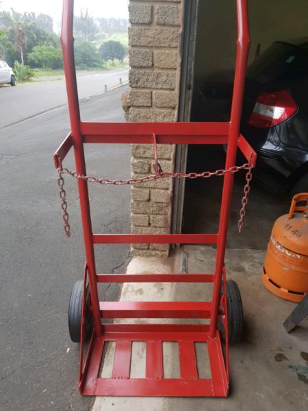LARGE DOUBLE CYLINDER GAS TROLLEY R1500 