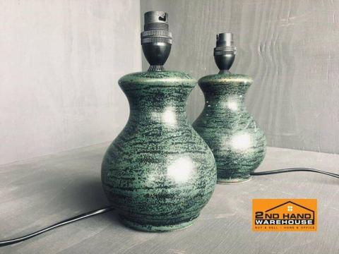 Ceramic green lamp 