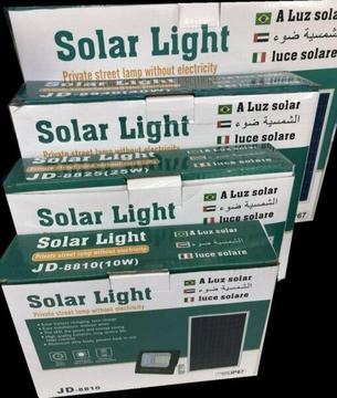 10W 25W 40W 100W Outdoor Household Remote Control Solar Power LED Street Light 