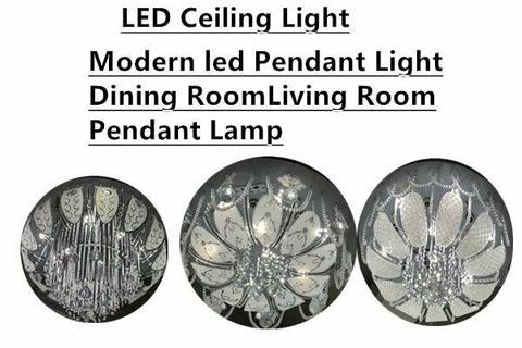 LED Ceiling Light For Living Room Surface Mounted Crystal Abajur Ceiling Lights Crystal Lamp Ceiling 