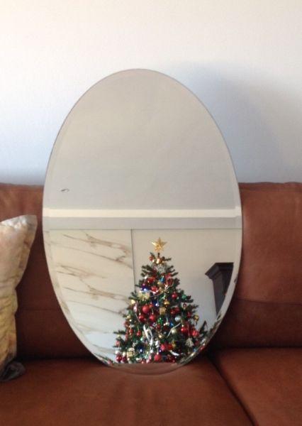 Oval beveled mirror Price:R600.00 