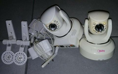 WiFi CCTV Baby Camera Monitor x 2 