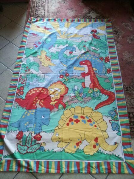 Dinosaur duvet cover single 