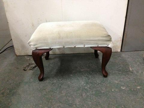 R160.00 … Foot Stool With Queen Anne Legs. Size: 46 X 30 X 30cm. 