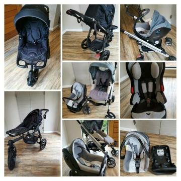 Strollers and baby carrier for sale 