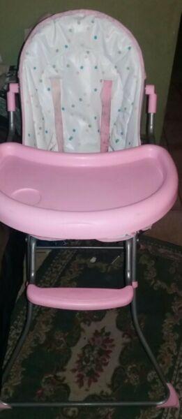 Feeding chair and camping cot 