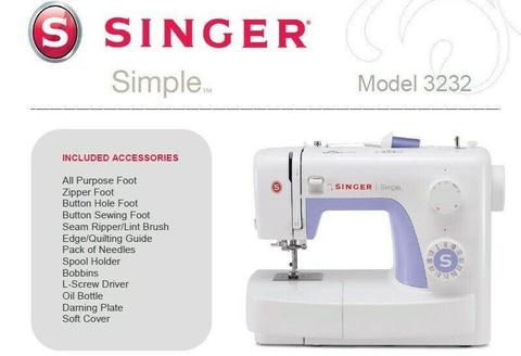 Brand new Singer simple 3232 sewing machines on special @ wynberg sewing centre 