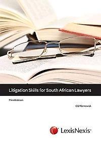 Litigation Skills for South African Lawyers 3rd Edition Textbook for sale 