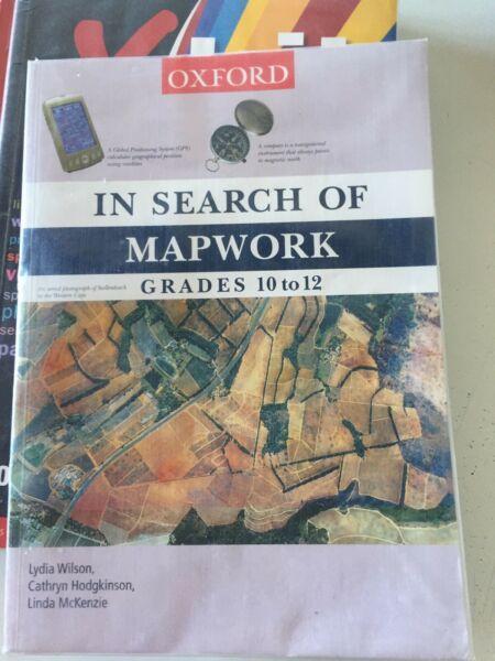 Afrikaans Handbook and Study Guide and Geography Mapwork guides for sale 