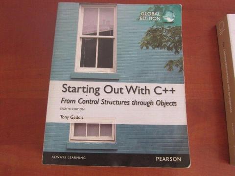 Starting Out with C++ Author Tony Gaddis 