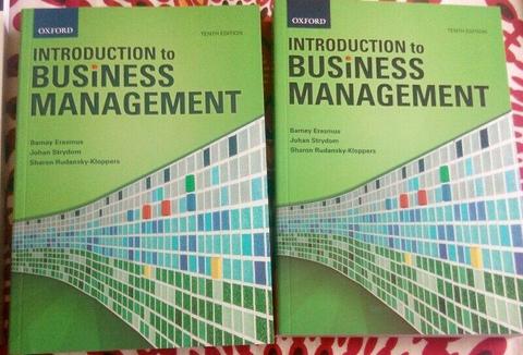 Introduction to business management ed 10 (brand new) 
