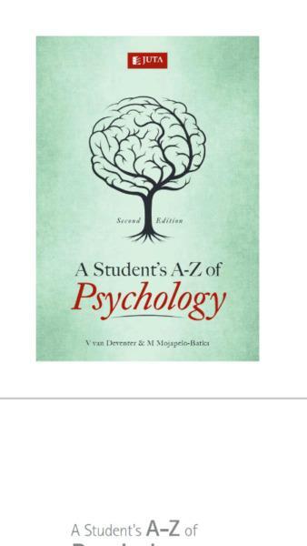 A Student's A-Z of Psychology 2nd Edition eBook (PDF format)  