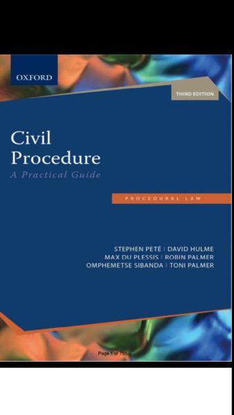 Civil Procedure: A Practical Guide 3rd Edition eBook (PDF format)  