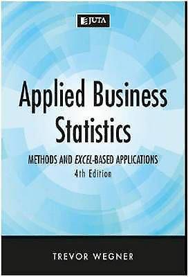 Applied business statistics method and Excel- based applications 4e 