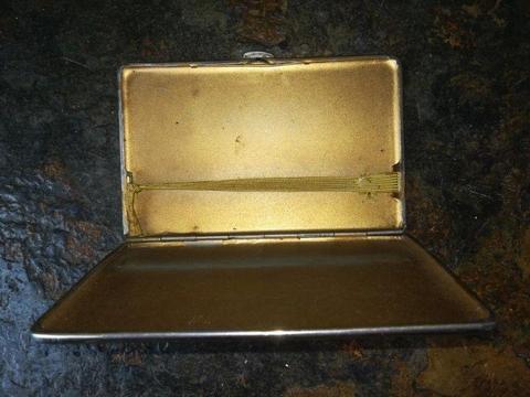 Silver Plated Cigarette Case 