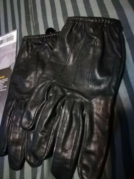 Damascus men's leather gloves SMALL too small for me 