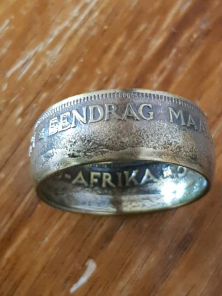 1961 1 cent coin ring 