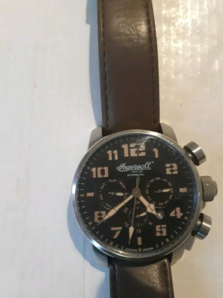 Original ingersoll mens fully automatic watch IN1224 21 jewels.9900 new.sell or swop for phone  