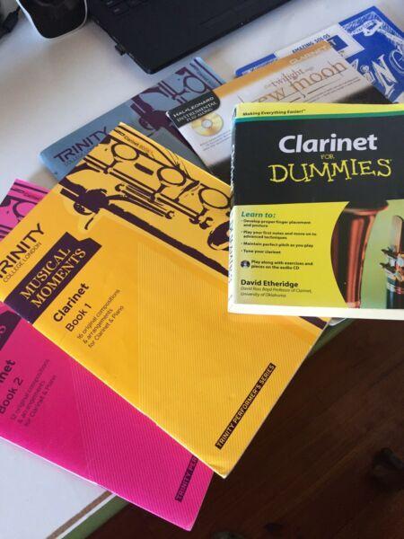 Clarinet books and compositions for sale 