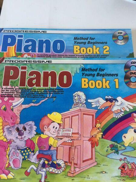 Progressive Piano Method for young beginners Book 1 & 2 