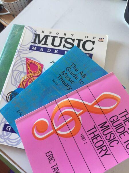 Theory of Music books for sale 