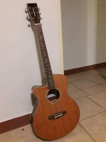 Left handed Tanglewood Guitar for sale 