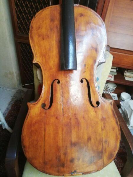 Antique Cello for restoration project 