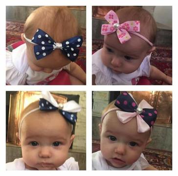 Bow ties and hairclips for kids 