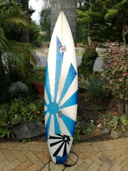 7 foot surf board 