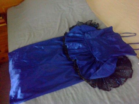 Royal Blue Matric-Dance/Evening dress For Sale 