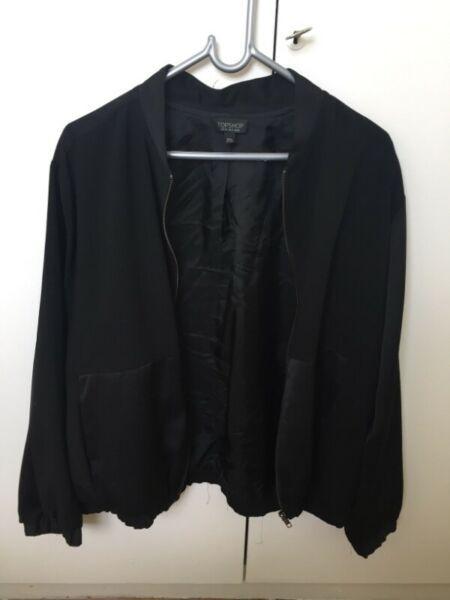Topshop Black oversized Jacket 