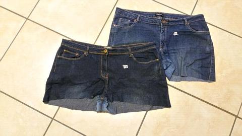 Cut off Jeans 18 &16 R15 Each  