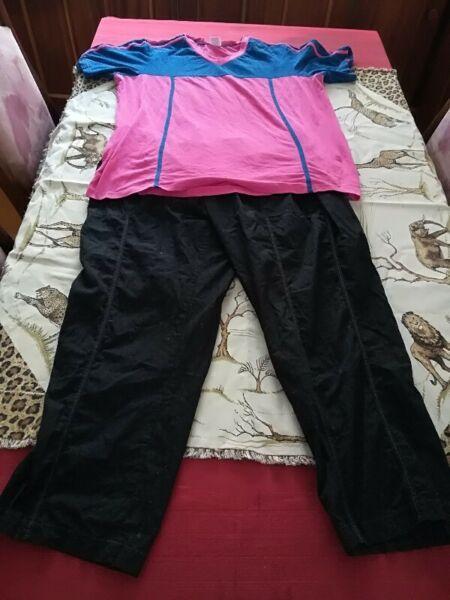 Penny C Sporty look Ladies top and shorts 