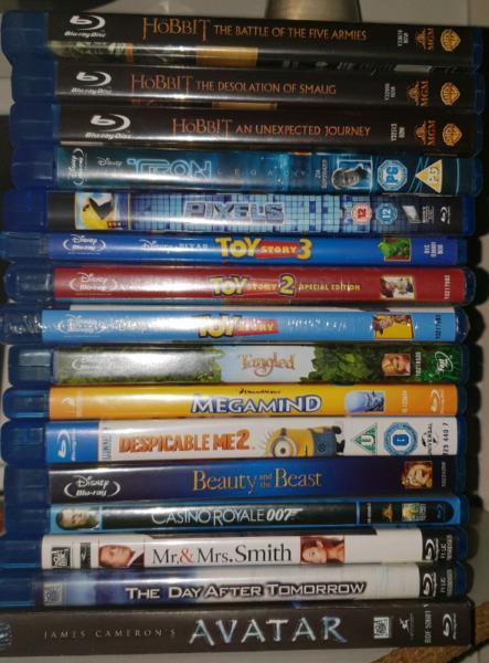 Awesome lot of Blu-Ray Movies for Sale (Virtually brand new) 