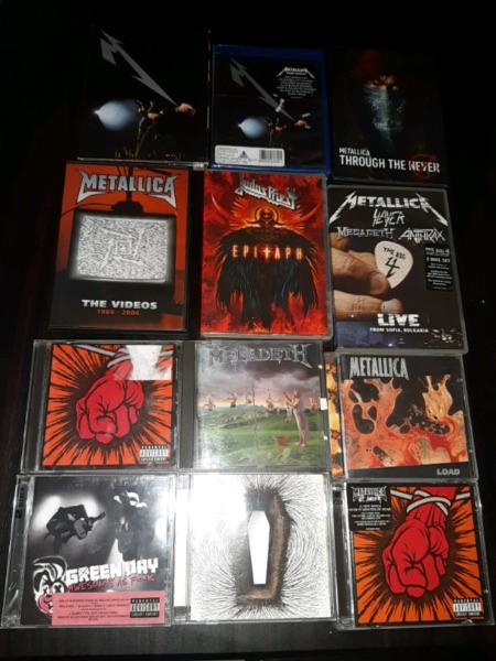 Metal cds and dvds 