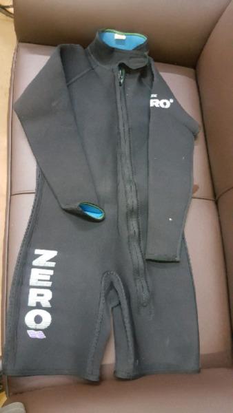 assorted wet suits & diving shoes from R200 till R250 each  