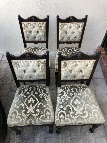 Edwardian chairs 