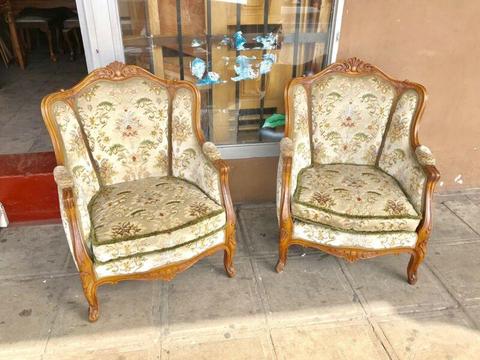 Vintage beechwood arm chairs per chair R4500 each  