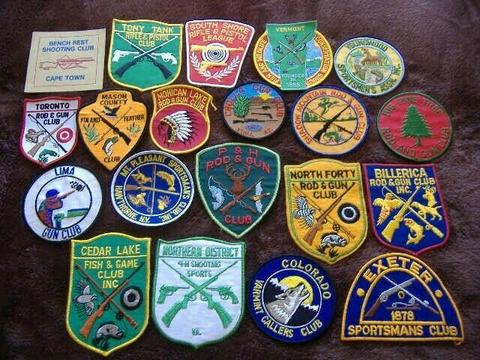 USA Shooting Sports/Hunting CLOTH PATCHES 