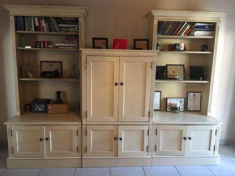 Tv cabinet & book shelves  