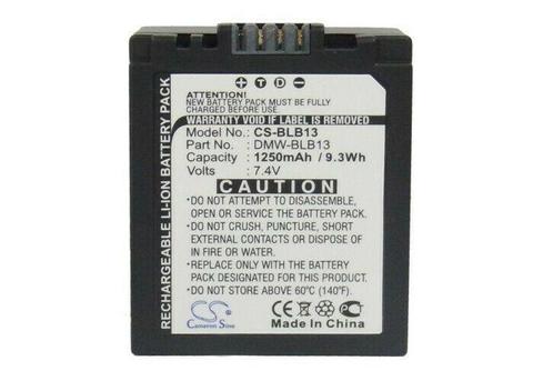 Cameron Sino Camera Battery CS-BLB13 for PANASONIC DMW-BLB13 etc. 