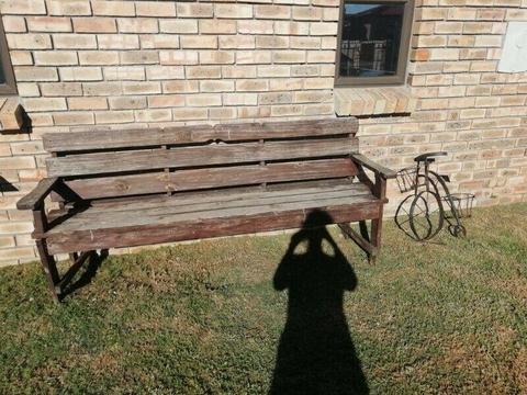 Outside Wooden Bench 