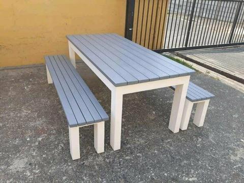 OUTDOOR FURNITURE and PATIO BENCHES, FULL PRICE LIST--- CATALOGUE visit --- WWW.VMBENCHES.CO.ZA 