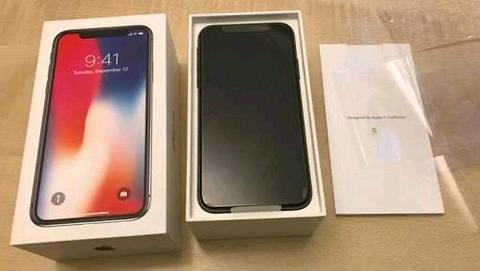 IPHONE X 64GB SPACE GRAY IN THE BOX -TRADE INS WELCOME 