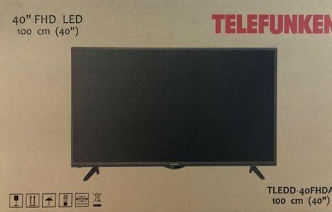 Tv’s Dealer: TELEFUNKEN 40” FULL HD LED BRAND NEW  
