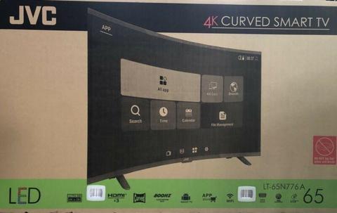 Tv’s Dealer: JVC 65” CURVED SMART 4K ULTRA HD LED BRAND NEW  