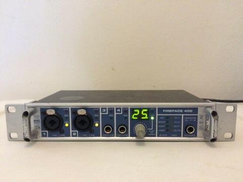 RME: Fireface 400, 36-Channel, 24 Bit / 192 kHz Firewire Audio Interface | Zero-Latency | MINT DEAL 