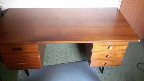 LARGE OFFICE DESK WITH EXTRAS INCLUDED. 