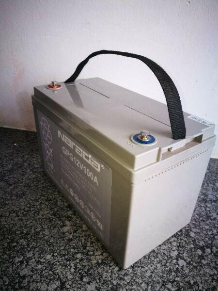 100Ah Narada Gel/AGM Battery good for solar use... best solar battery brand in the market discounted 