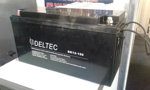 150Ah deltec Vrla gel batteries good for loadshedding or solar system 